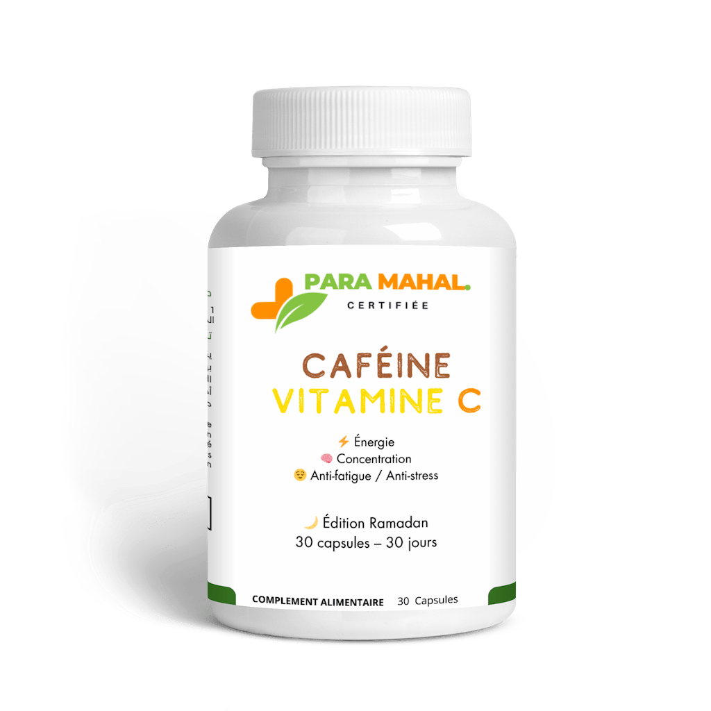Caféine + Vitamine C طاقة وتركيز يومي خلال رمضان